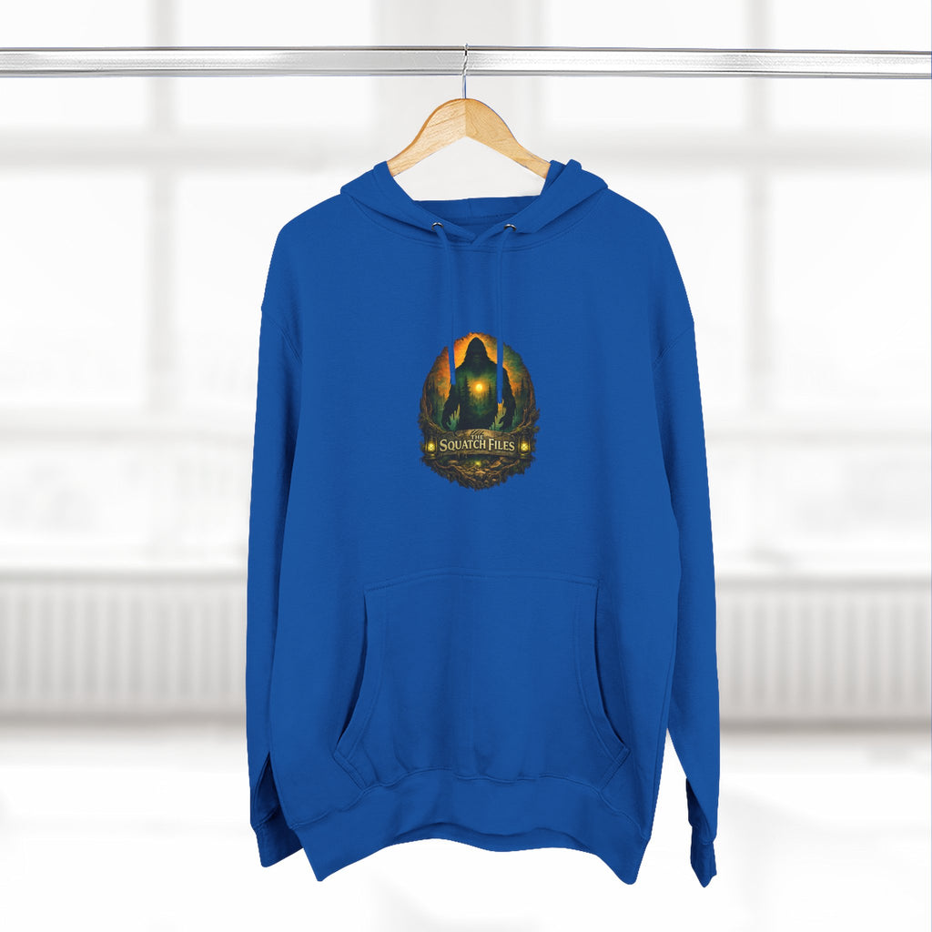 Squatch Go Energy Hoodie — Bigfoot Graphic Fleece Pullover (Made by Nature, Built by Science)