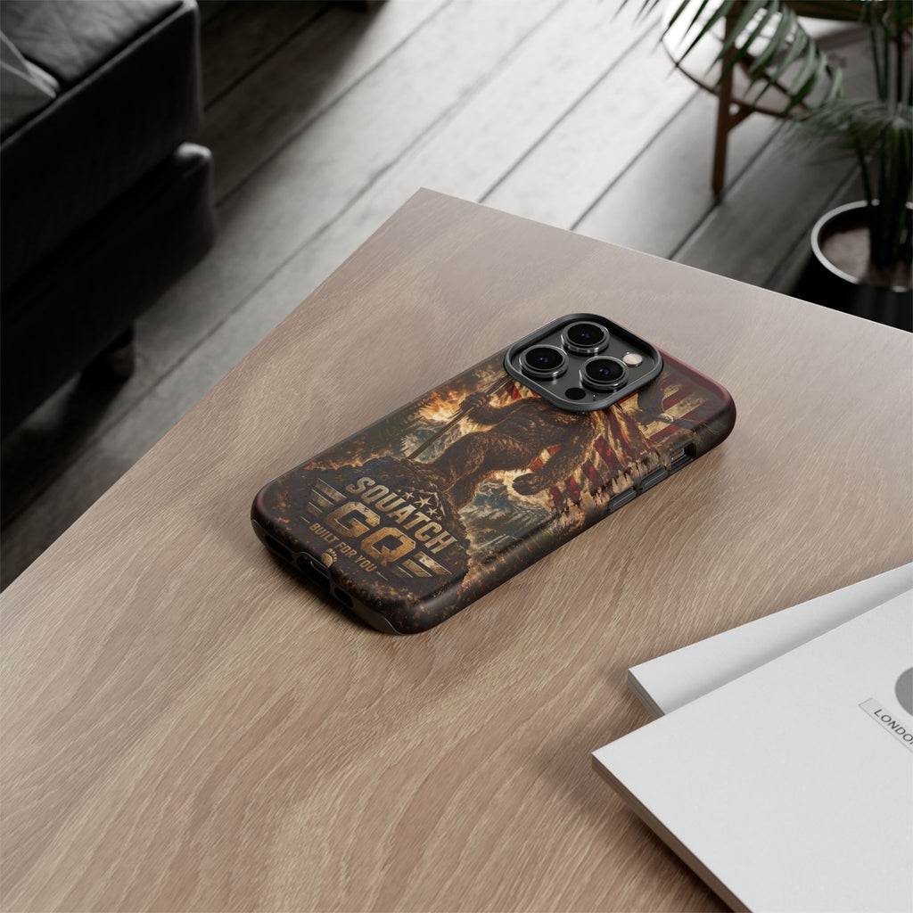 Squatch GQ Phone Case — American Bigfoot Protective iPhone Cover