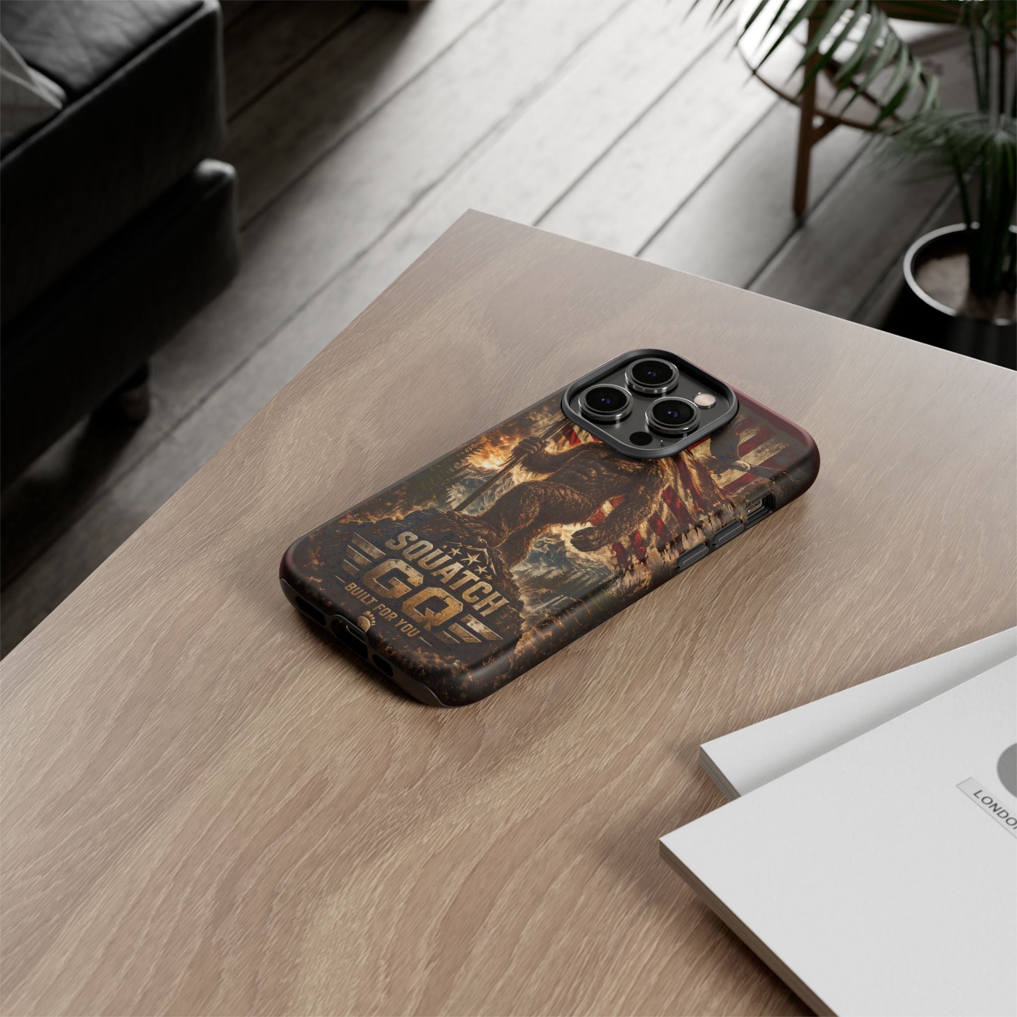 Squatch GQ Phone Case — American Bigfoot Protective iPhone Cover