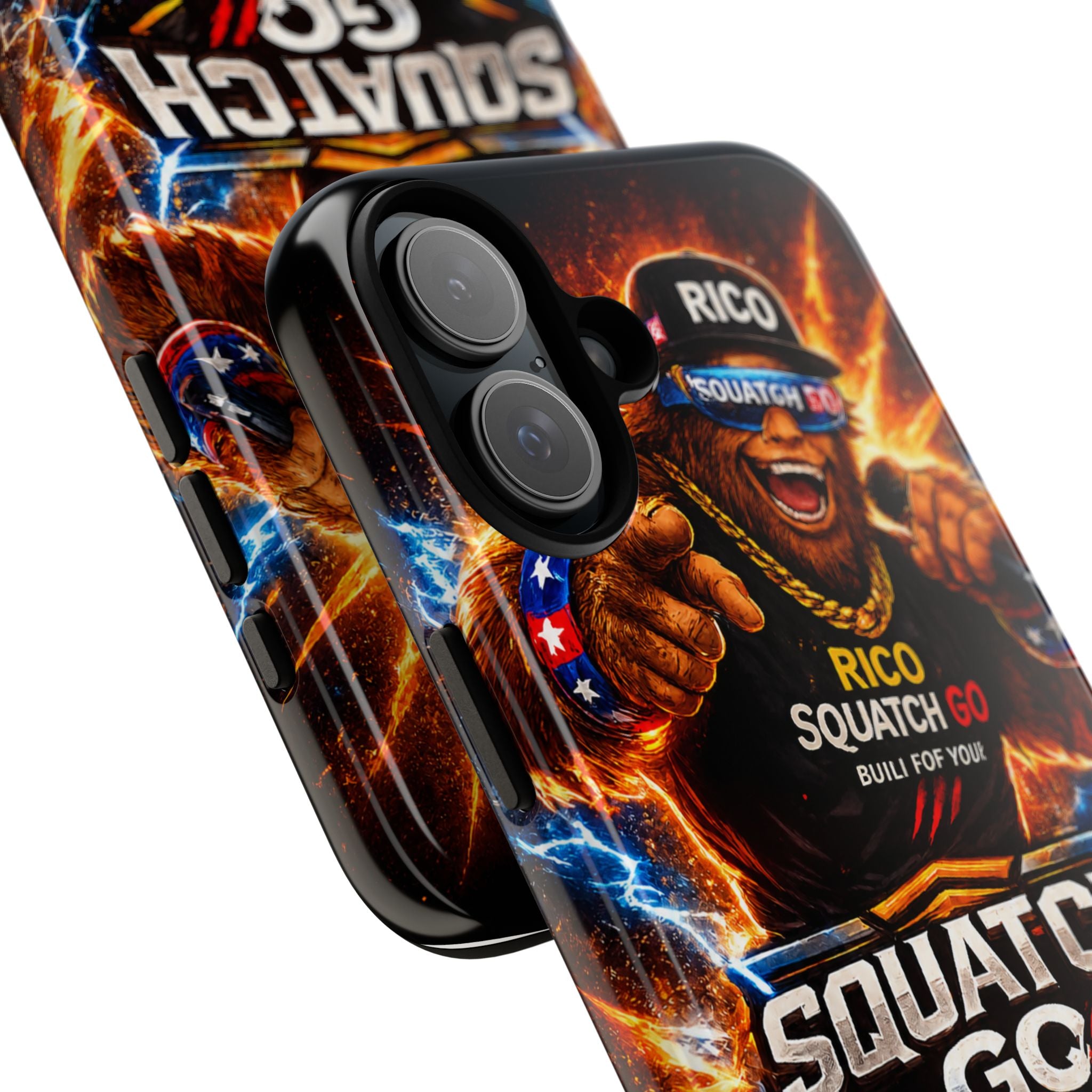Squatch Go Energy Phone Case — 'Rico Squatch Go' Gamer Energized Tough Case