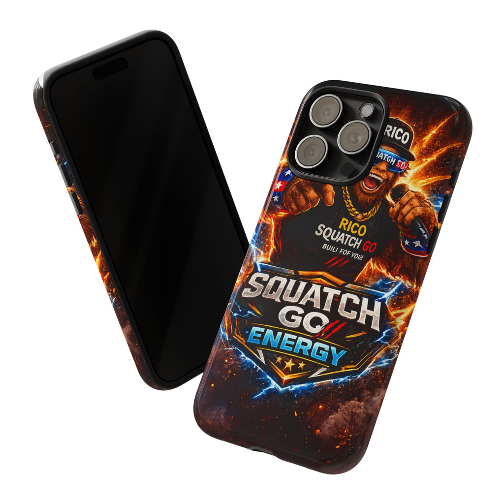 Squatch Go Energy Phone Case — 'Rico Squatch Go' Gamer Energized Tough Case