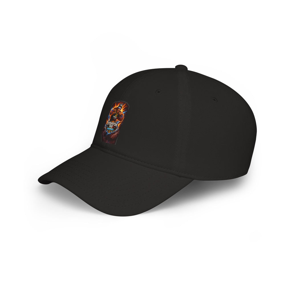 Dragon Skull Gaming Cap — Low Profile Baseball Hat with Fiery Graphic