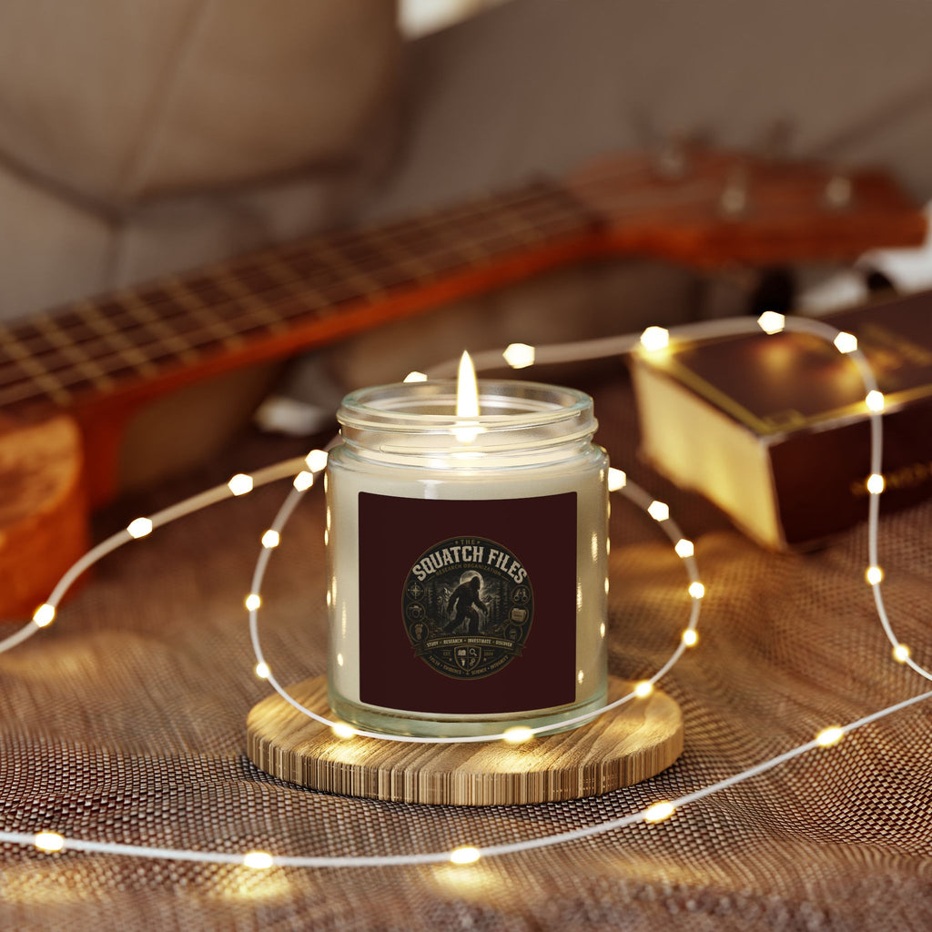 Coconut Apricot Wax Candle — Squatch Files Scent (4oz & 9oz)