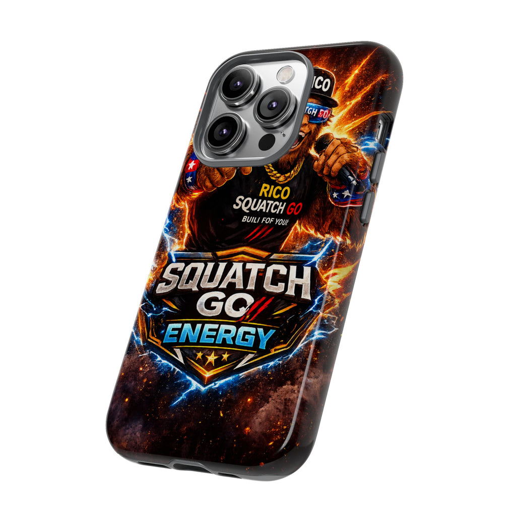 Squatch Go Energy Phone Case — 'Rico Squatch Go' Gamer Energized Tough Case