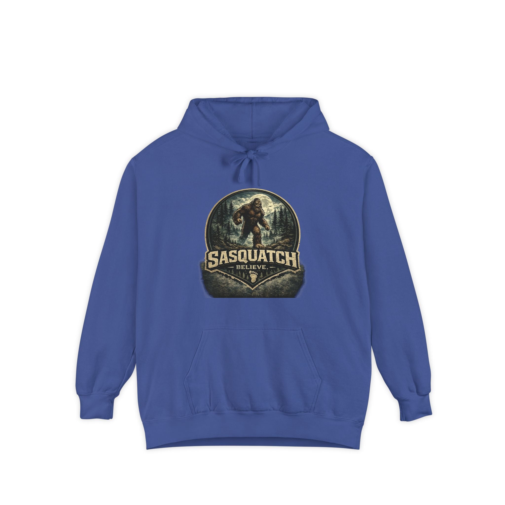 Sasquatch Graphic Hoodie – Vintage Bigfoot Adventure Sweatshirt