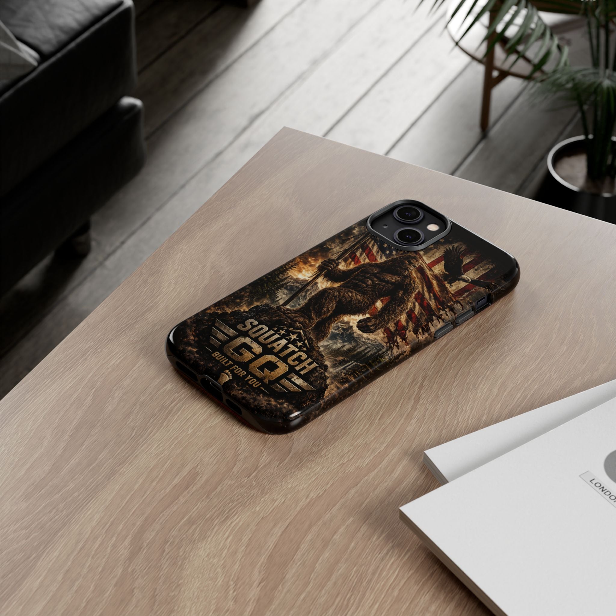 Squatch GQ Phone Case — American Bigfoot Protective iPhone Cover