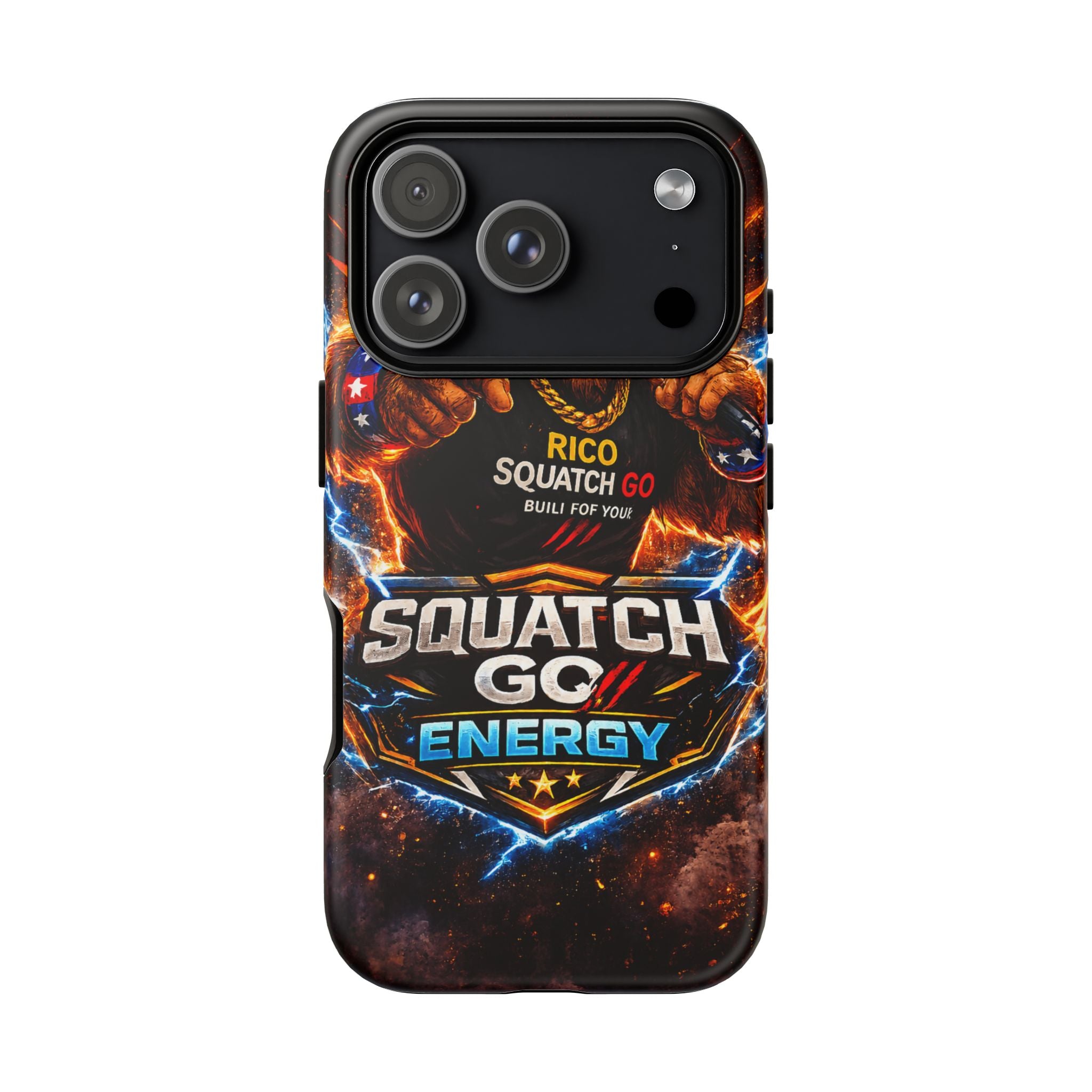 Squatch Go Energy Phone Case — 'Rico Squatch Go' Gamer Energized Tough Case