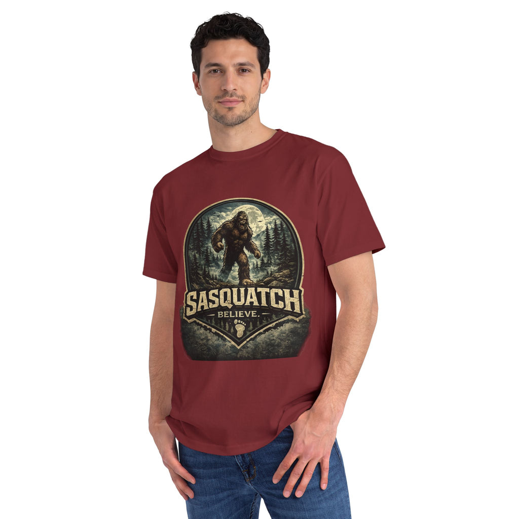 Sasquatch Believe T-Shirt — Vintage Bigfoot Forest Graphic Tee
