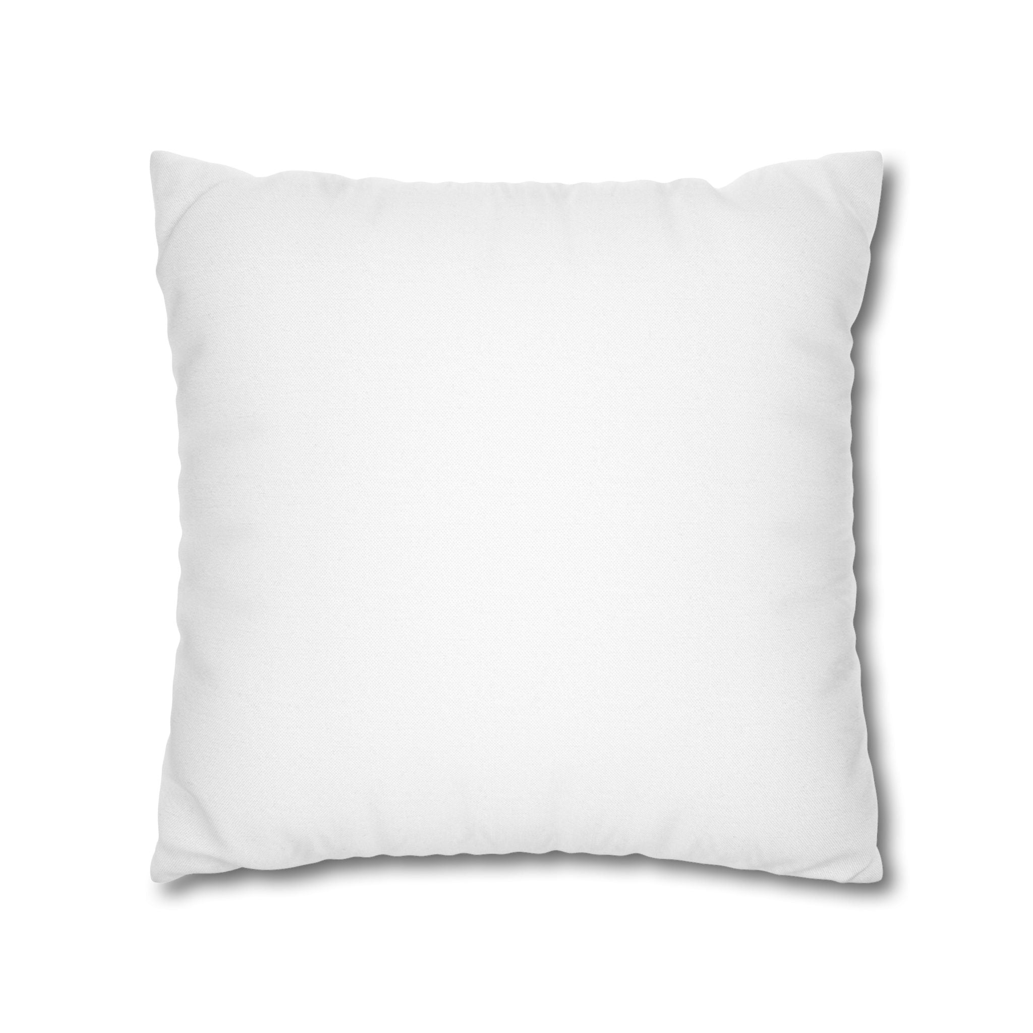 Roaring White Tiger Decorative Pillowcase — Blue Eyes Accent Throw Pillow