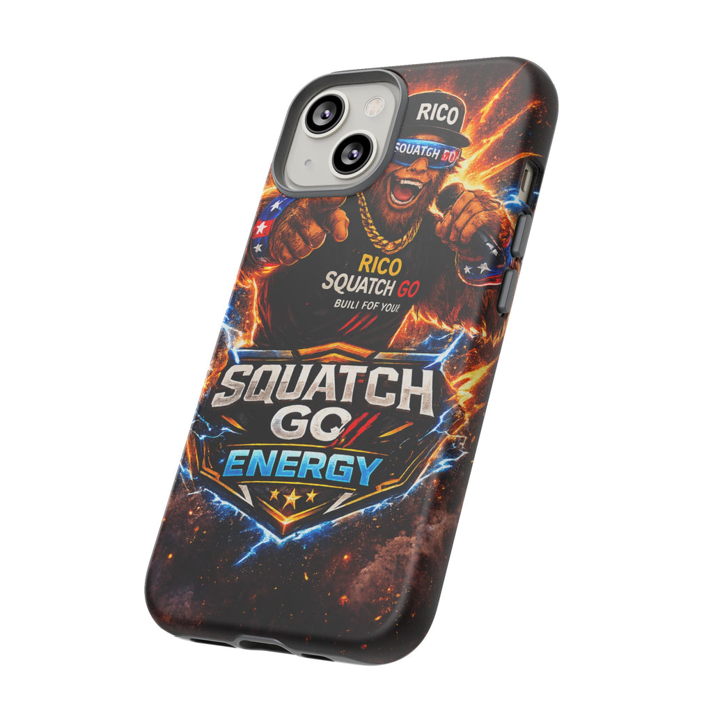 Squatch Go Energy Phone Case — 'Rico Squatch Go' Gamer Energized Tough Case