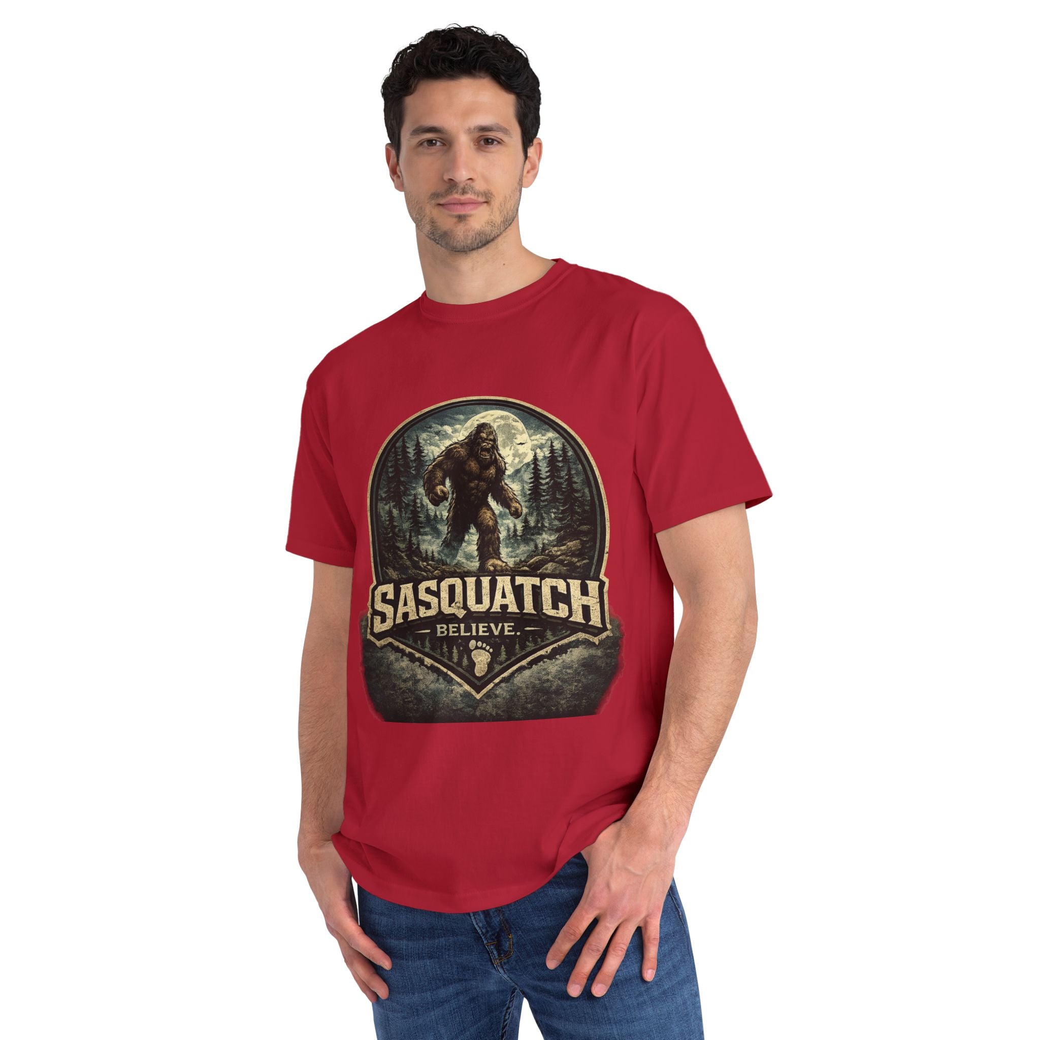 Sasquatch Believe T-Shirt — Vintage Bigfoot Forest Graphic Tee
