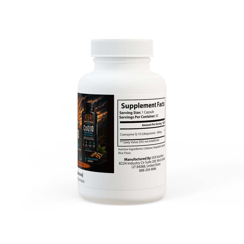 CoQ10 (Ubiquinone) Supplement (30 Capsules)