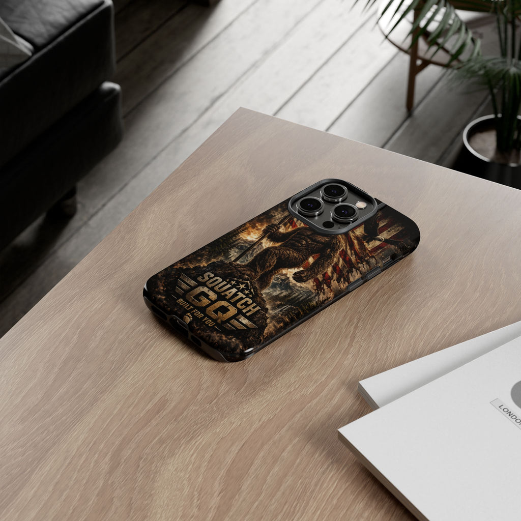 Squatch GQ Phone Case — American Bigfoot Protective iPhone Cover