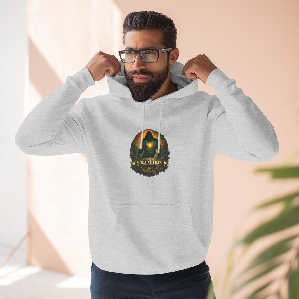 Squatch Go Energy Hoodie — Bigfoot Graphic Fleece Pullover (Made by Nature, Built by Science)