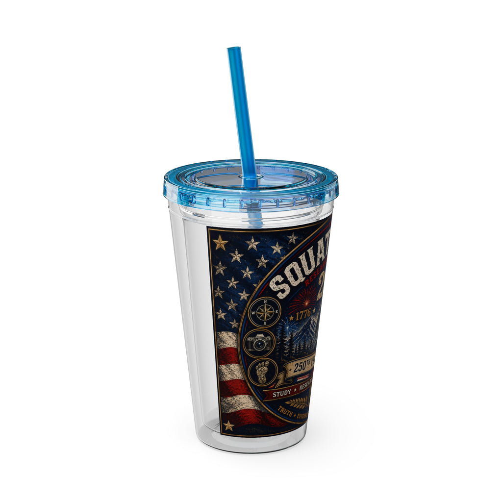 Sasquatch Files 250th Anniversary Tumbler — 16oz Insulated Straw Cup
