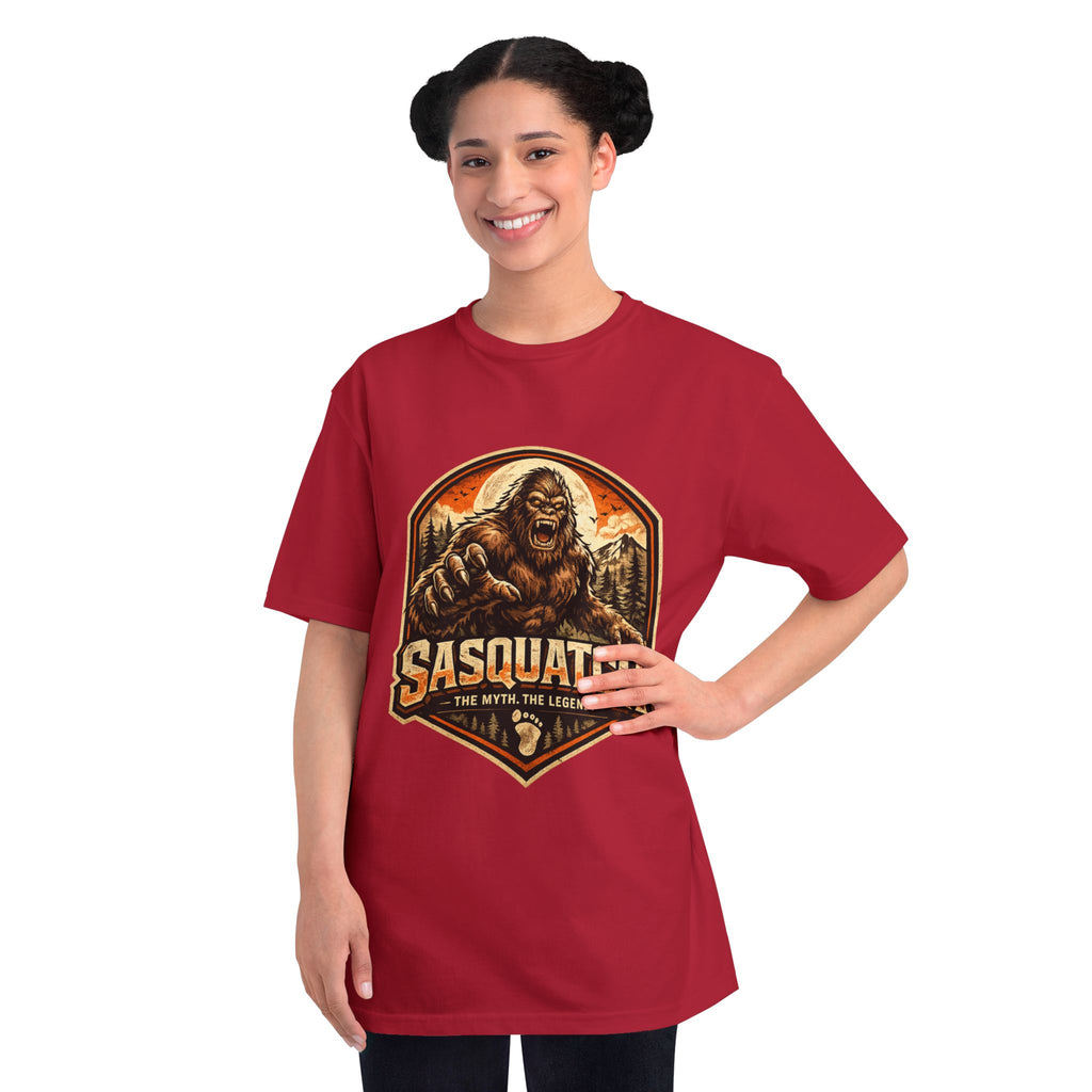 Sasquatch Graphic T-Shirt — "Sasquatch: The Myth The Legend" Retro Outdoor Tee