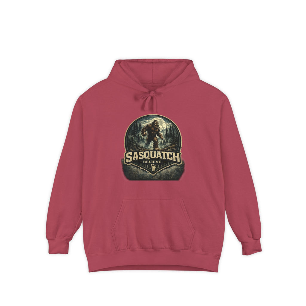 Sasquatch Graphic Hoodie – Vintage Bigfoot Adventure Sweatshirt