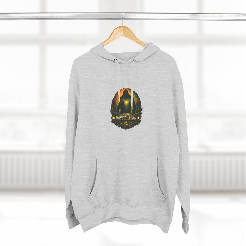 Squatch Go Energy Hoodie — Bigfoot Graphic Fleece Pullover (Made by Nature, Built by Science)