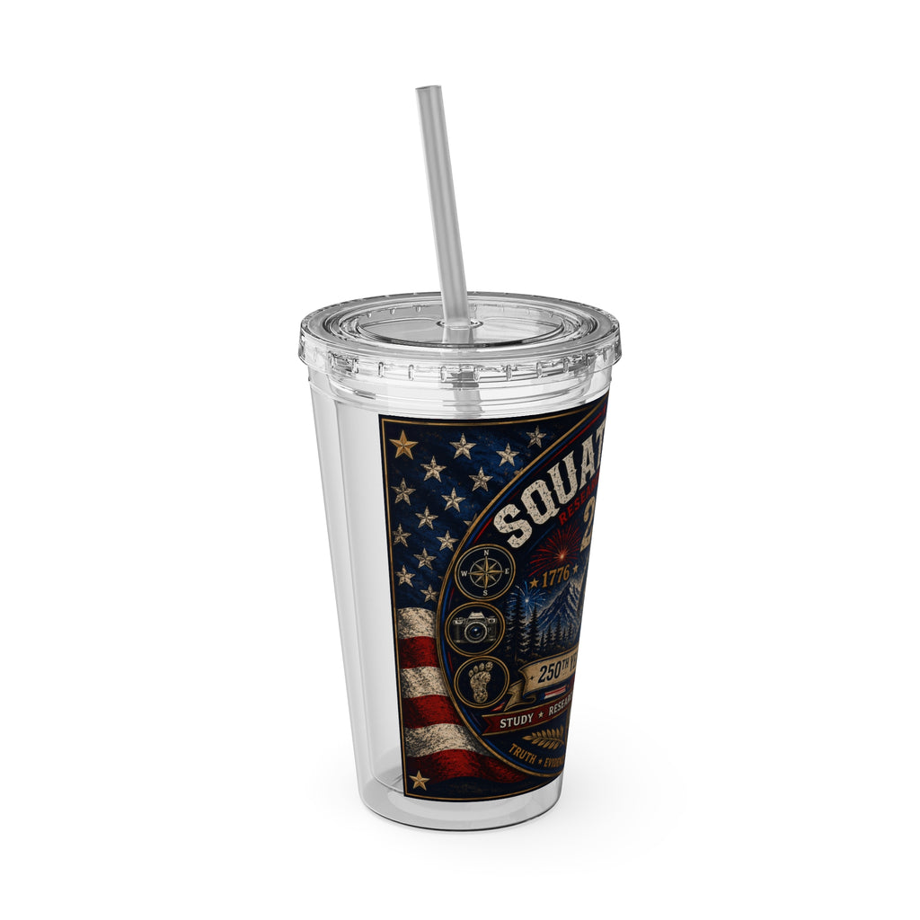 Sasquatch Files 250th Anniversary Tumbler — 16oz Insulated Straw Cup