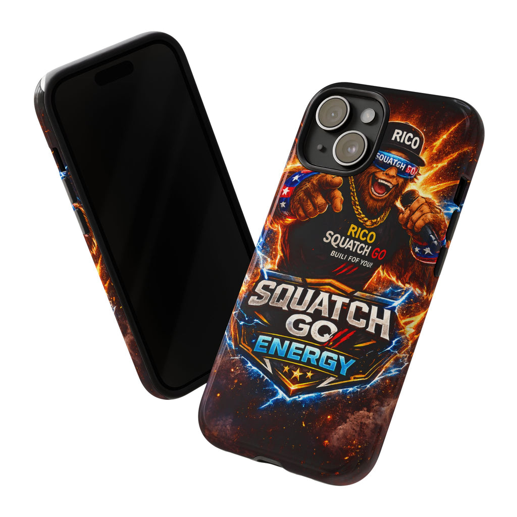 Squatch Go Energy Phone Case — 'Rico Squatch Go' Gamer Energized Tough Case