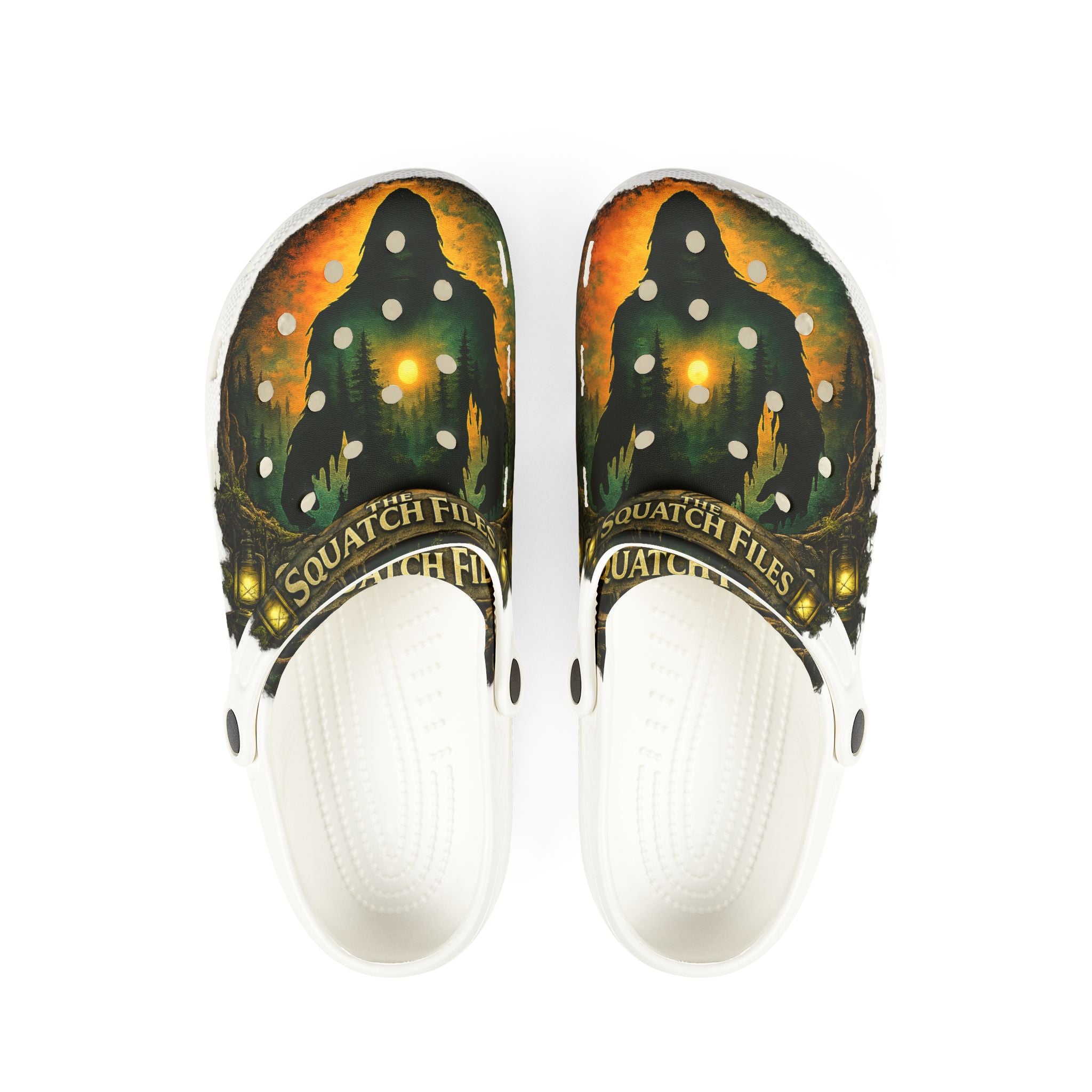 Sasquatch Files Graphic EVA Clogs