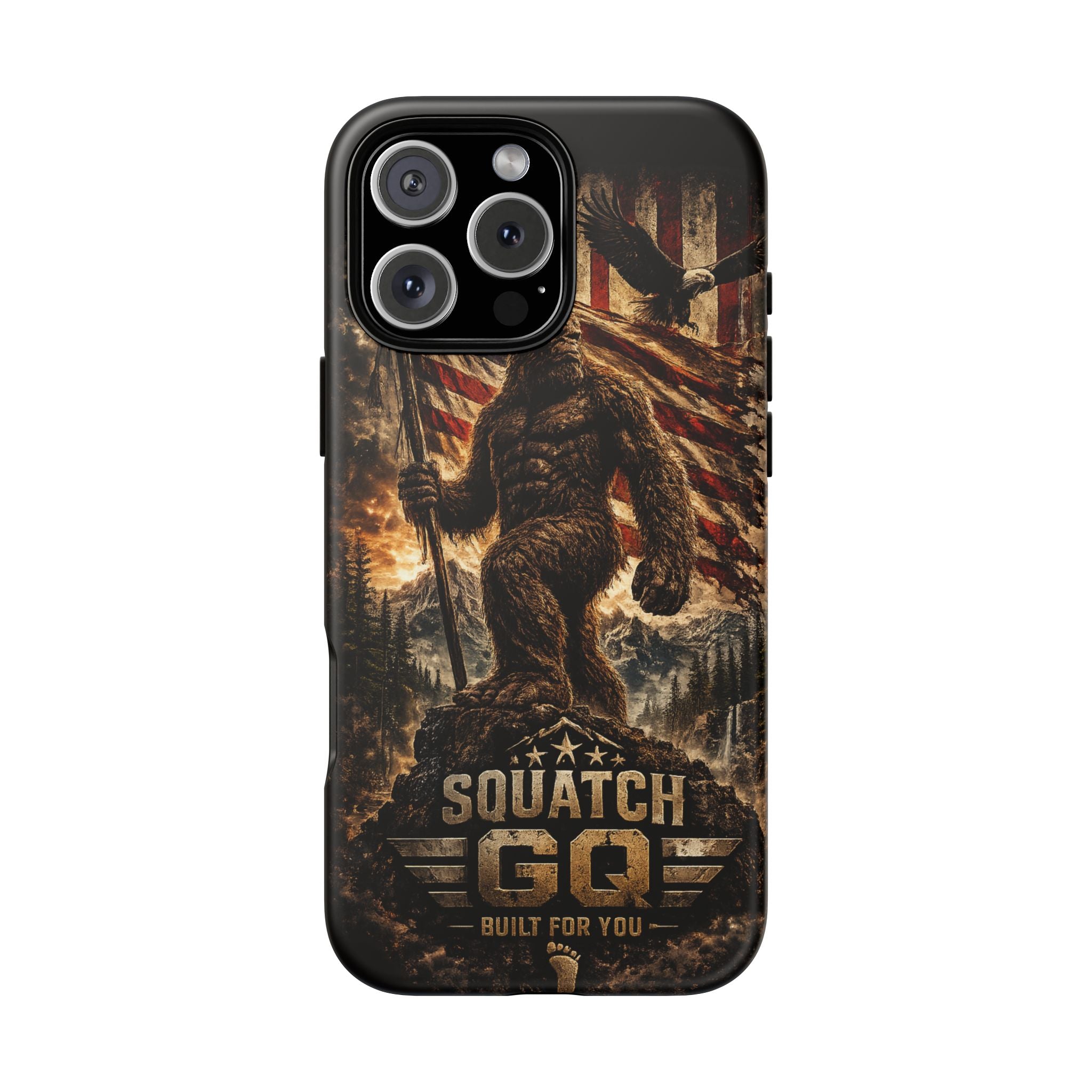Squatch GQ Phone Case — American Bigfoot Protective iPhone Cover