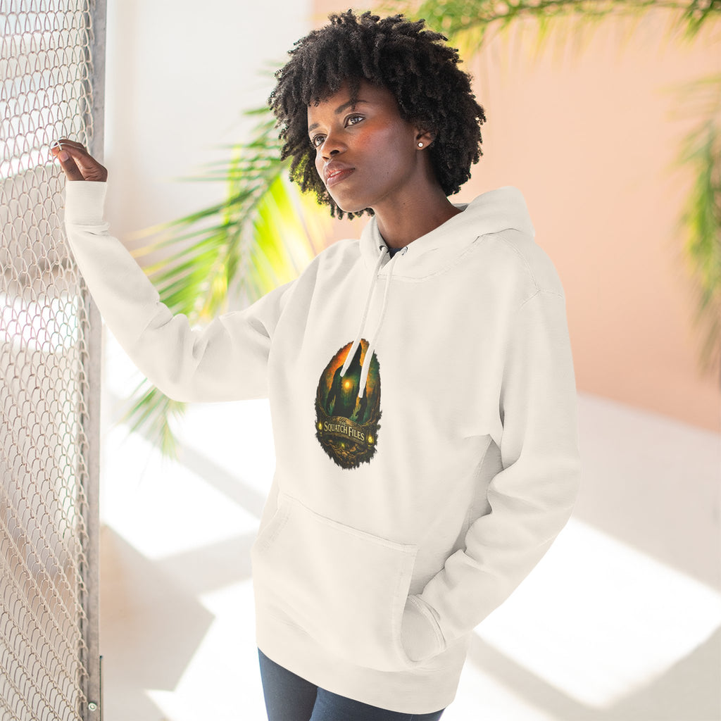 Squatch Go Energy Hoodie — Bigfoot Graphic Fleece Pullover (Made by Nature, Built by Science)