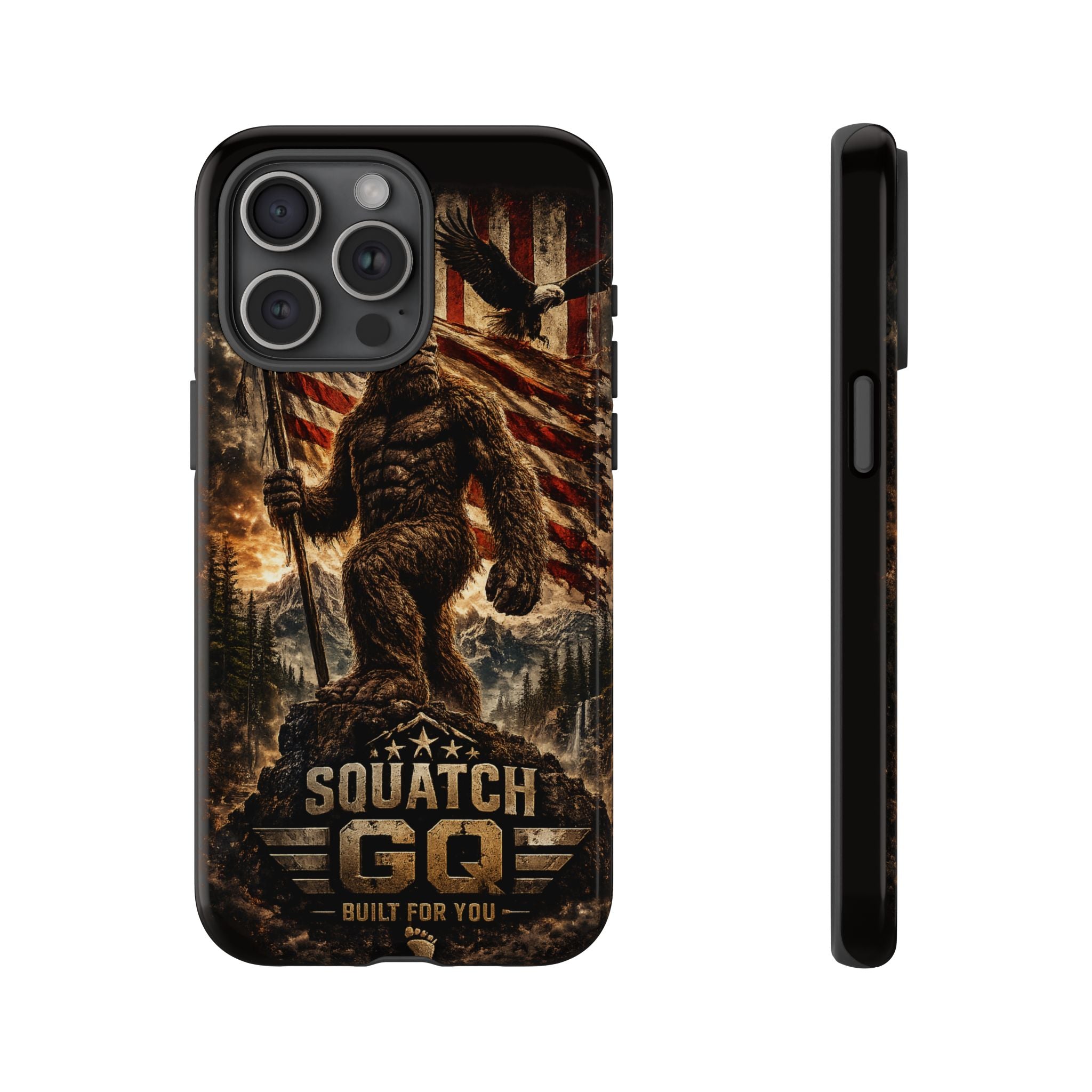 Squatch GQ Phone Case — American Bigfoot Protective iPhone Cover