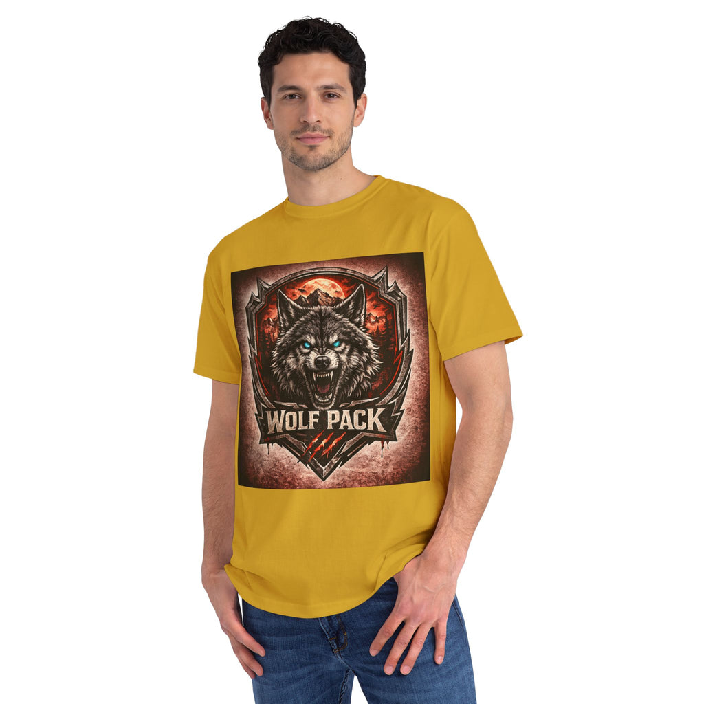 Wolf Pack Graphic T-Shirt — Fierce Wolf Emblem Tee