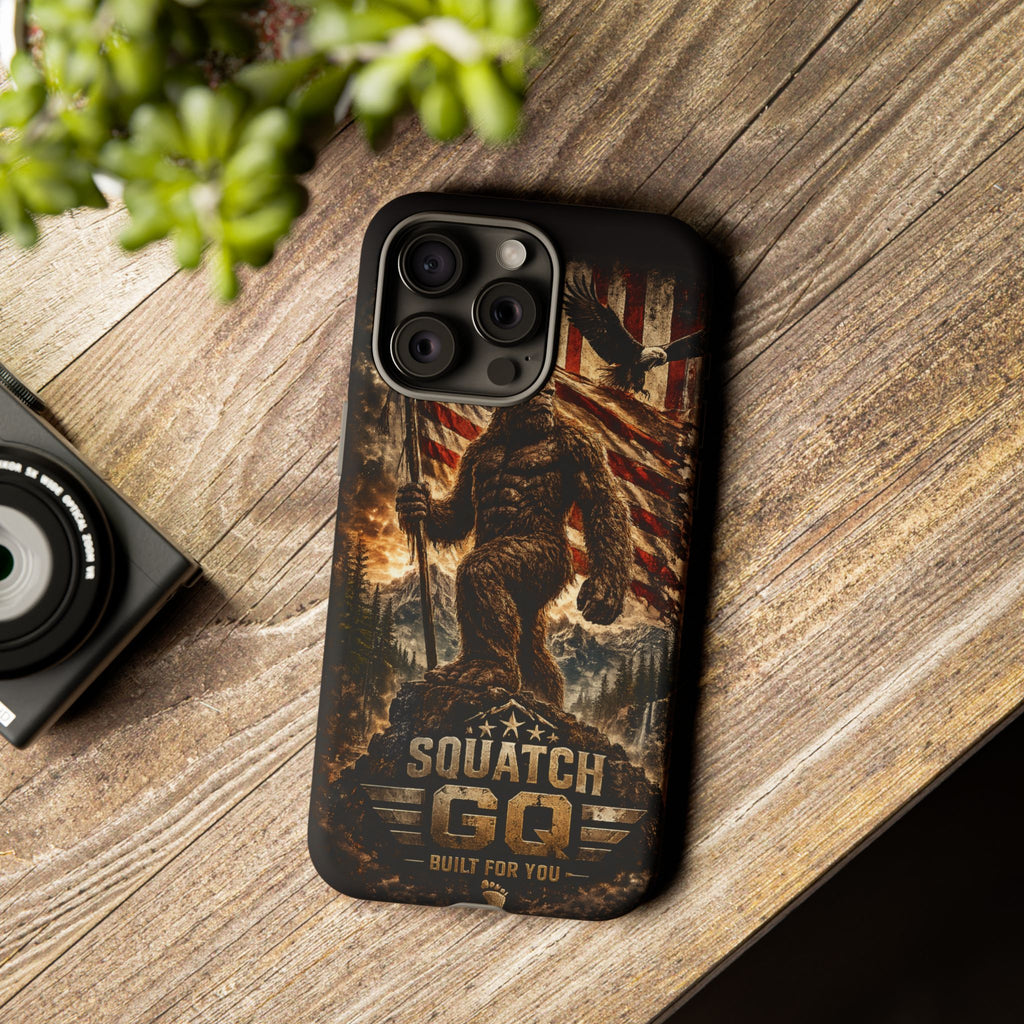 Squatch GQ Phone Case — American Bigfoot Protective iPhone Cover