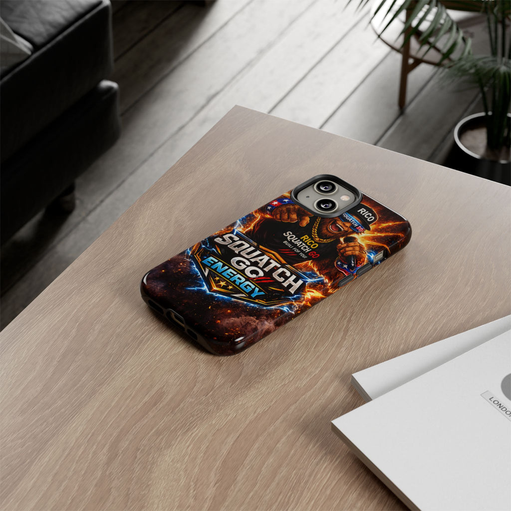 Squatch Go Energy Phone Case — 'Rico Squatch Go' Gamer Energized Tough Case