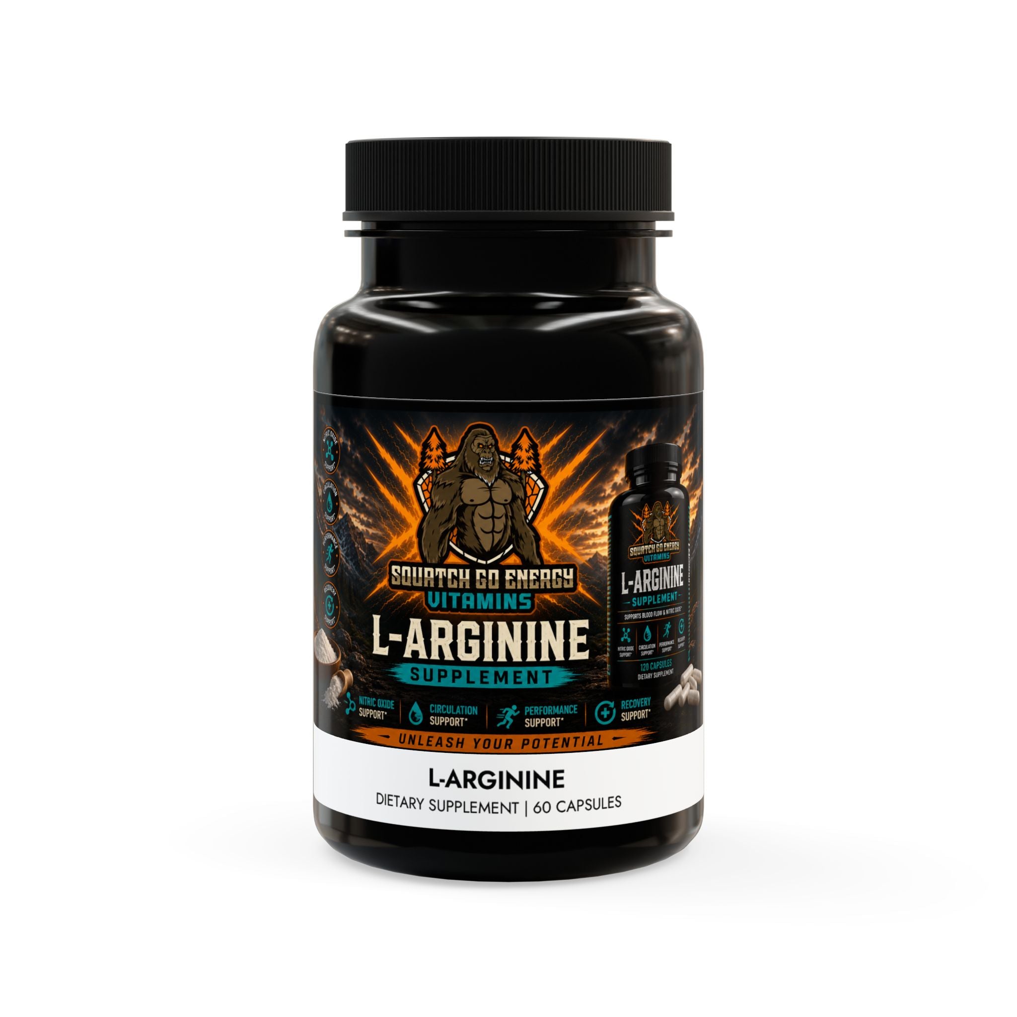 L-Arginine Supplement (60 Capsules)