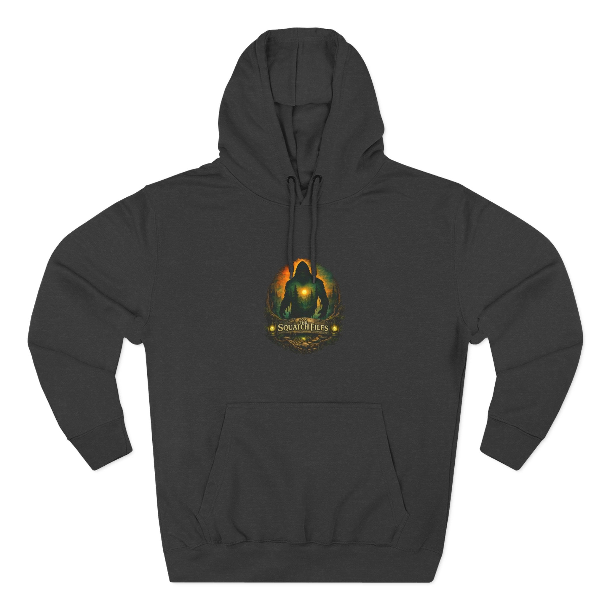 Squatch Go Energy Hoodie — Bigfoot Graphic Fleece Pullover (Made by Nature, Built by Science)