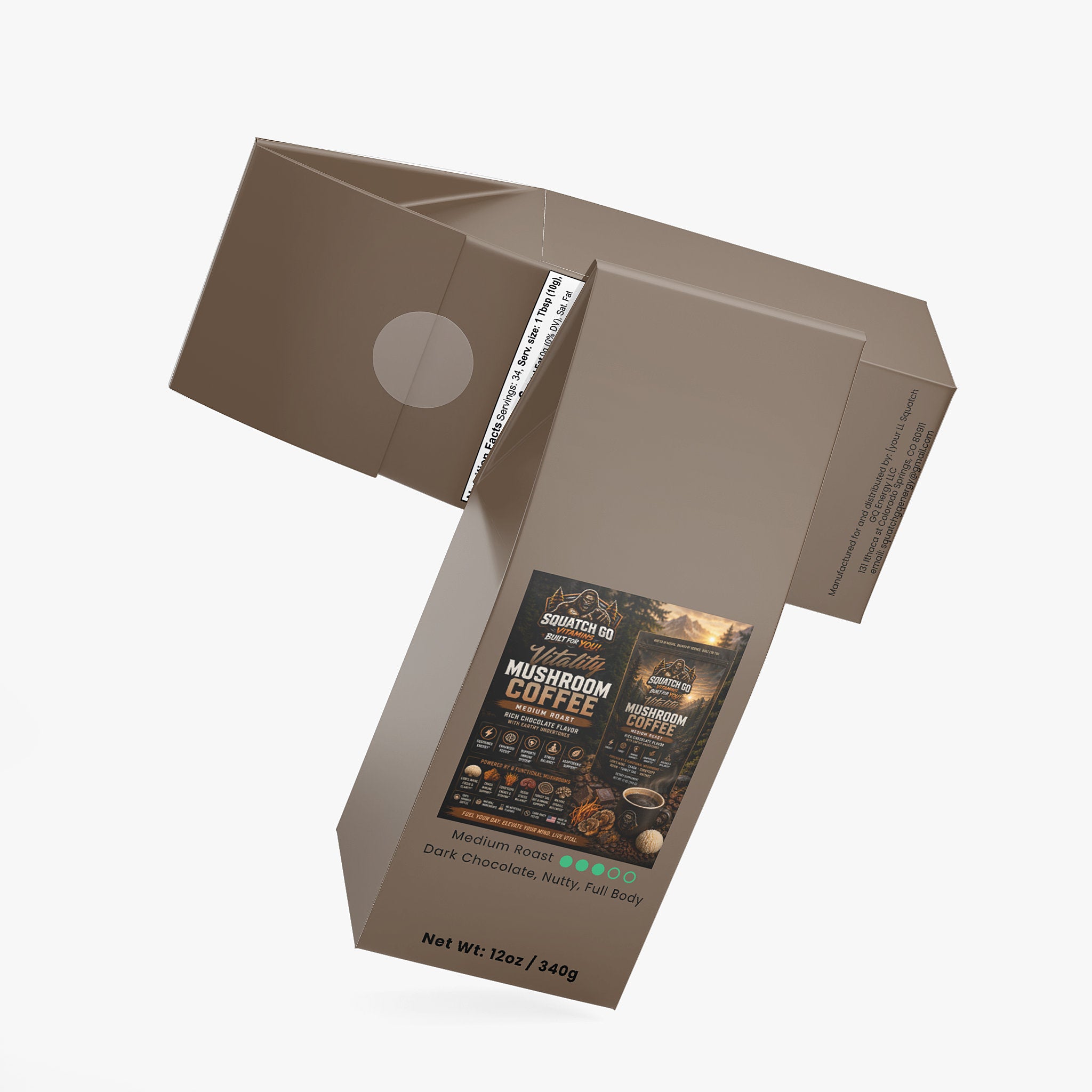 Vitality Mushroom Coffee (Medium Roast)