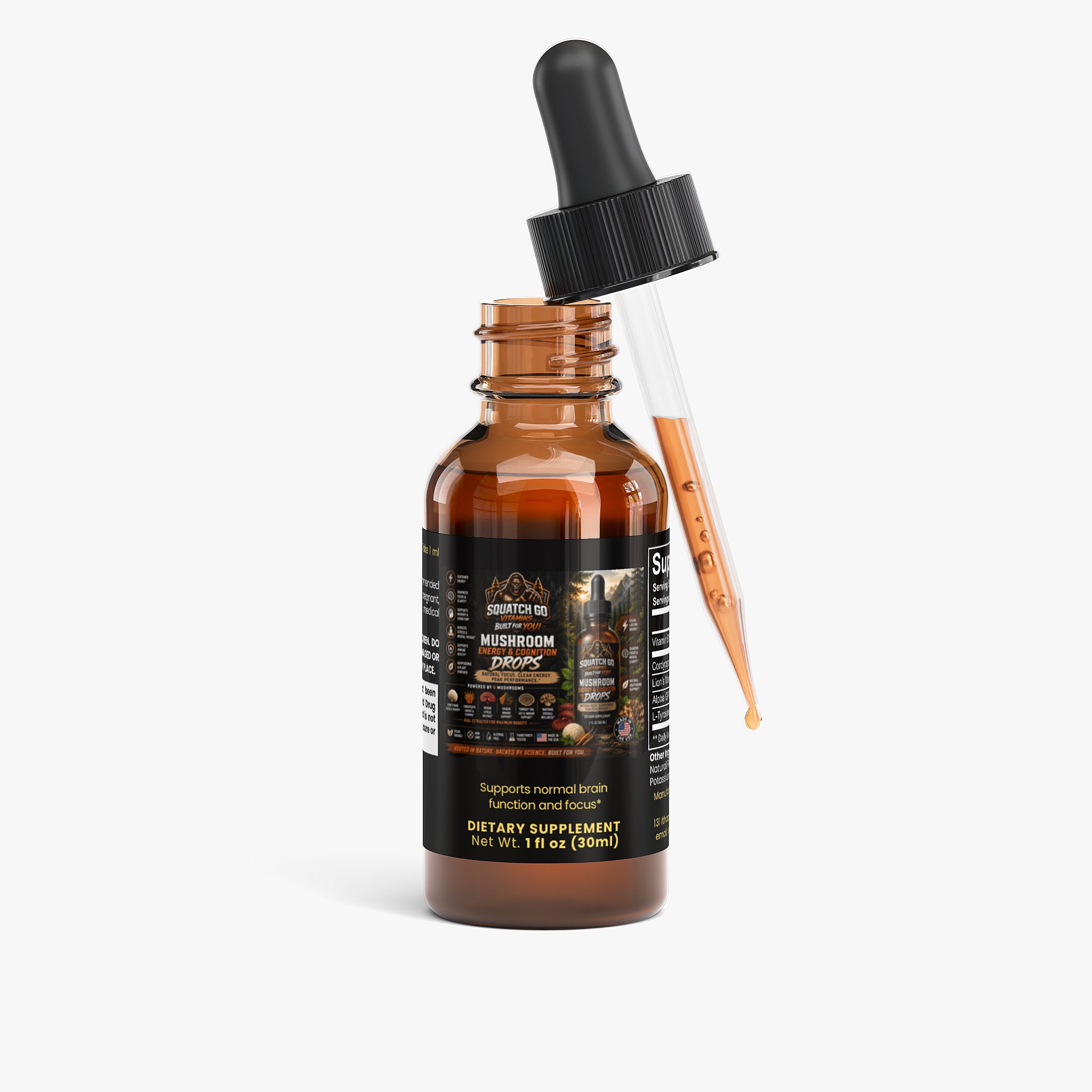 Mushroom Energy & Cognition Drops