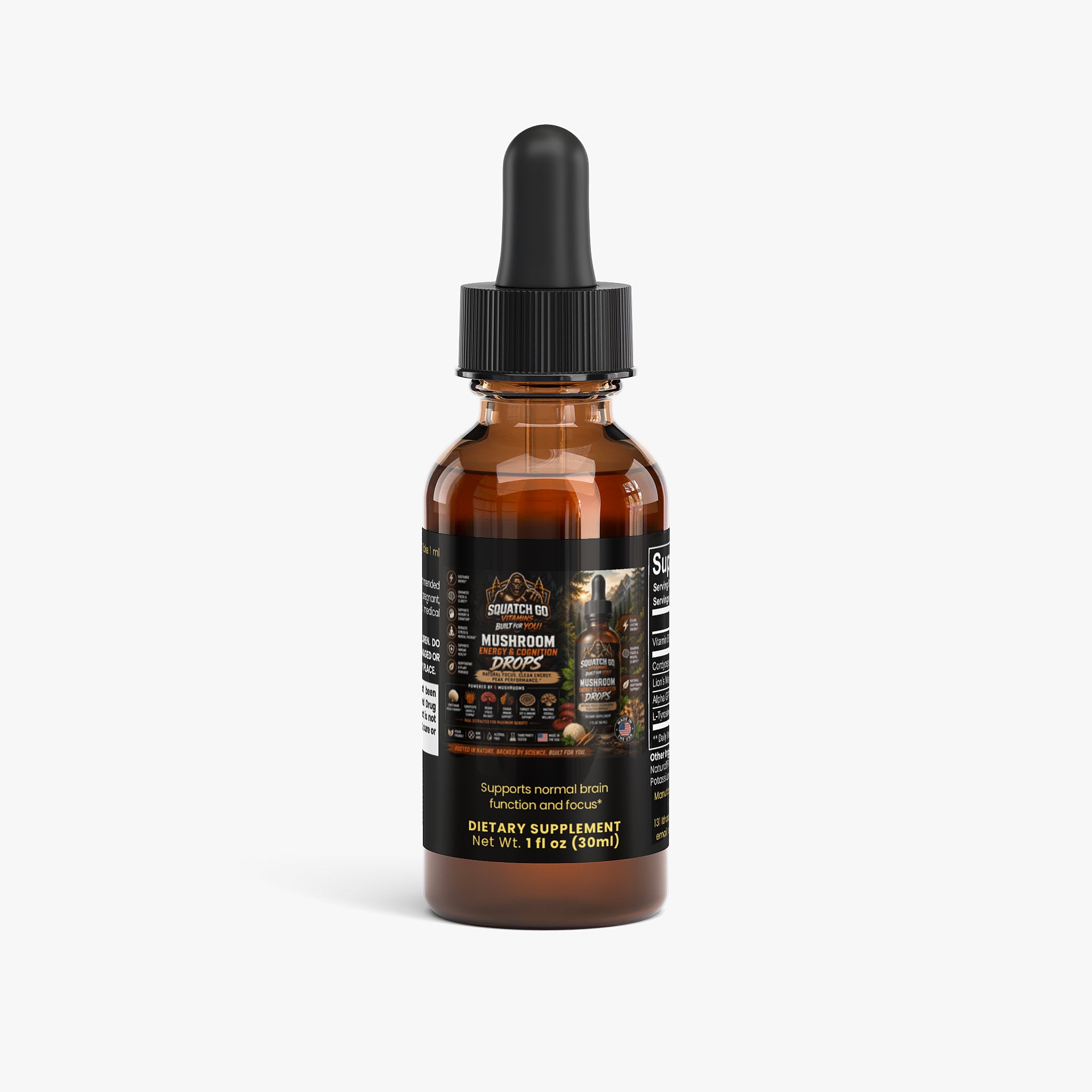 Mushroom Energy & Cognition Drops