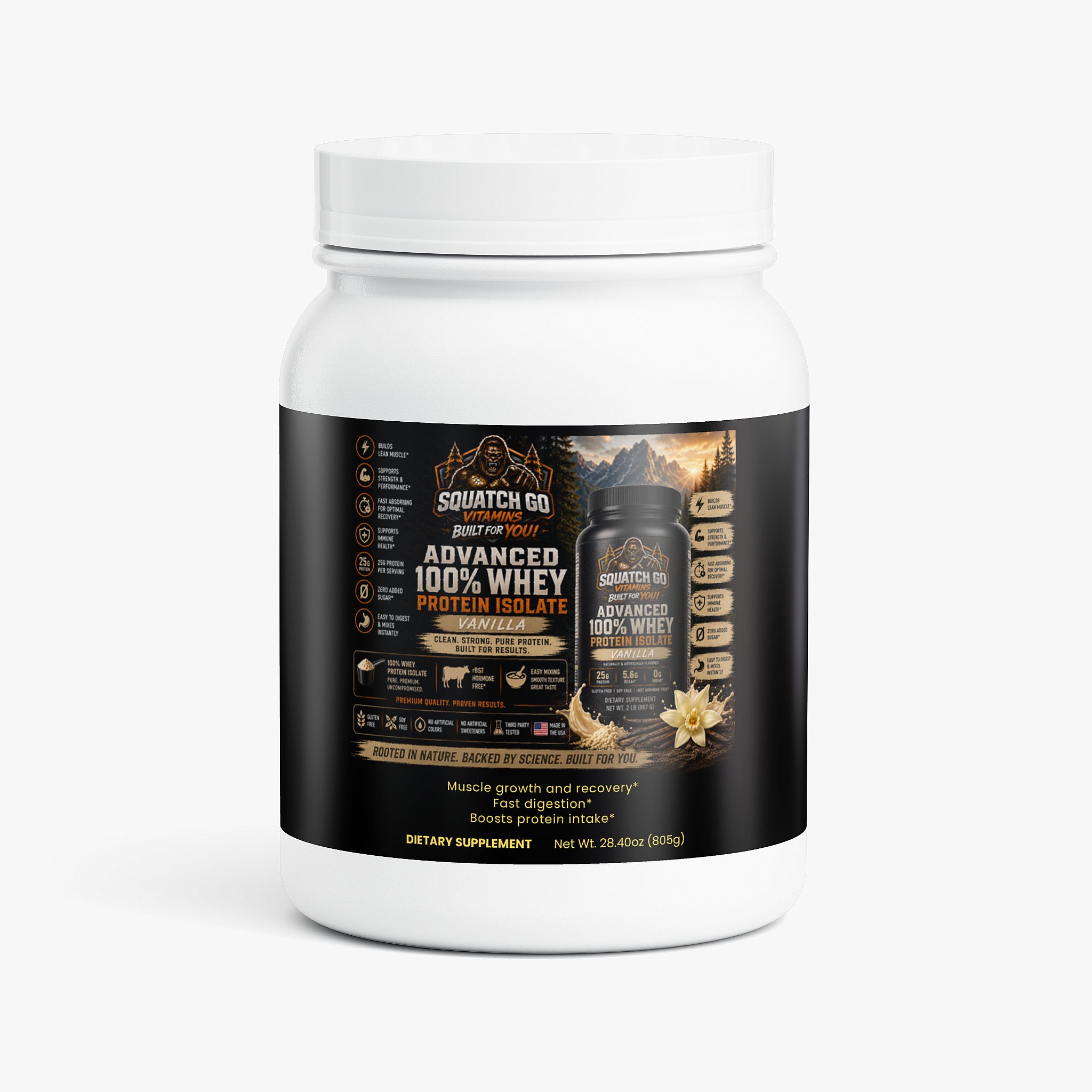 Advanced 100% Whey Protein Isolate (Vanilla)