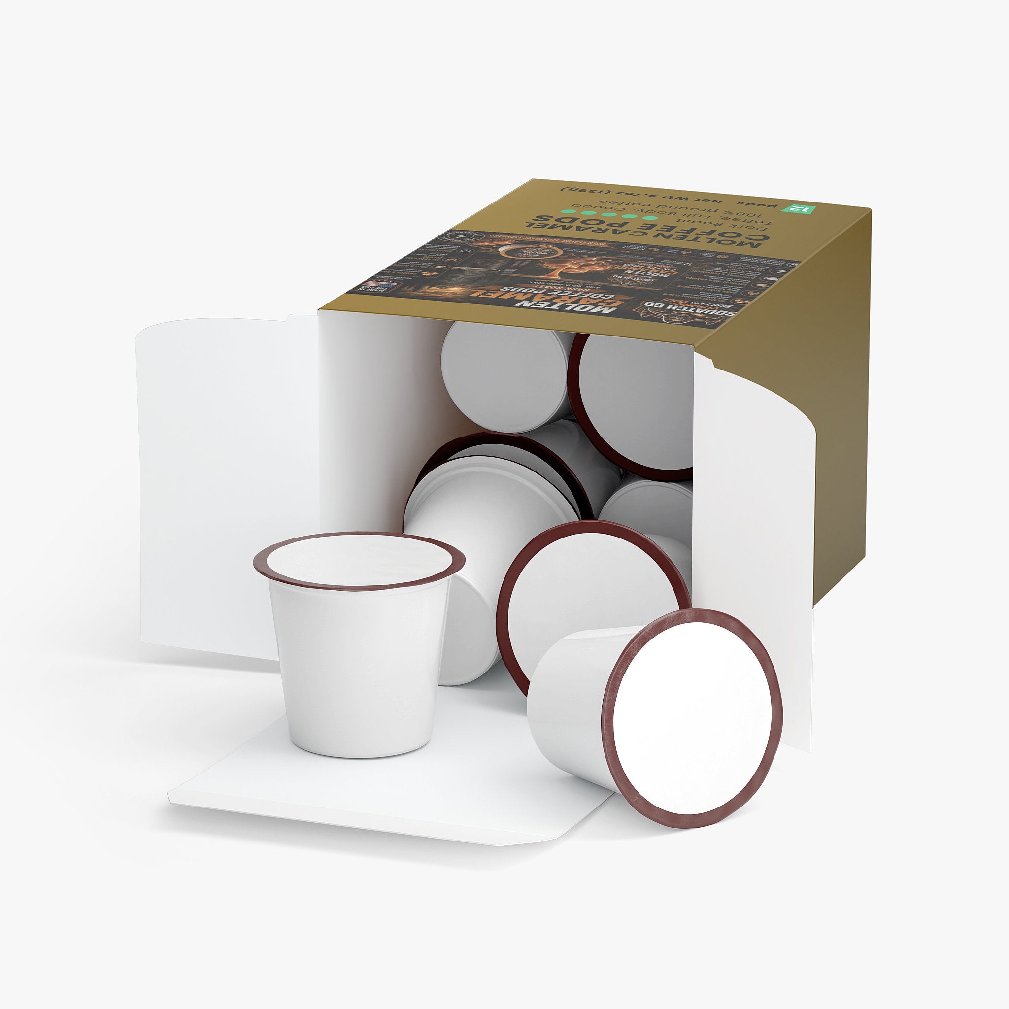 Molten Caramel Coffee Pods (Dark Roast)