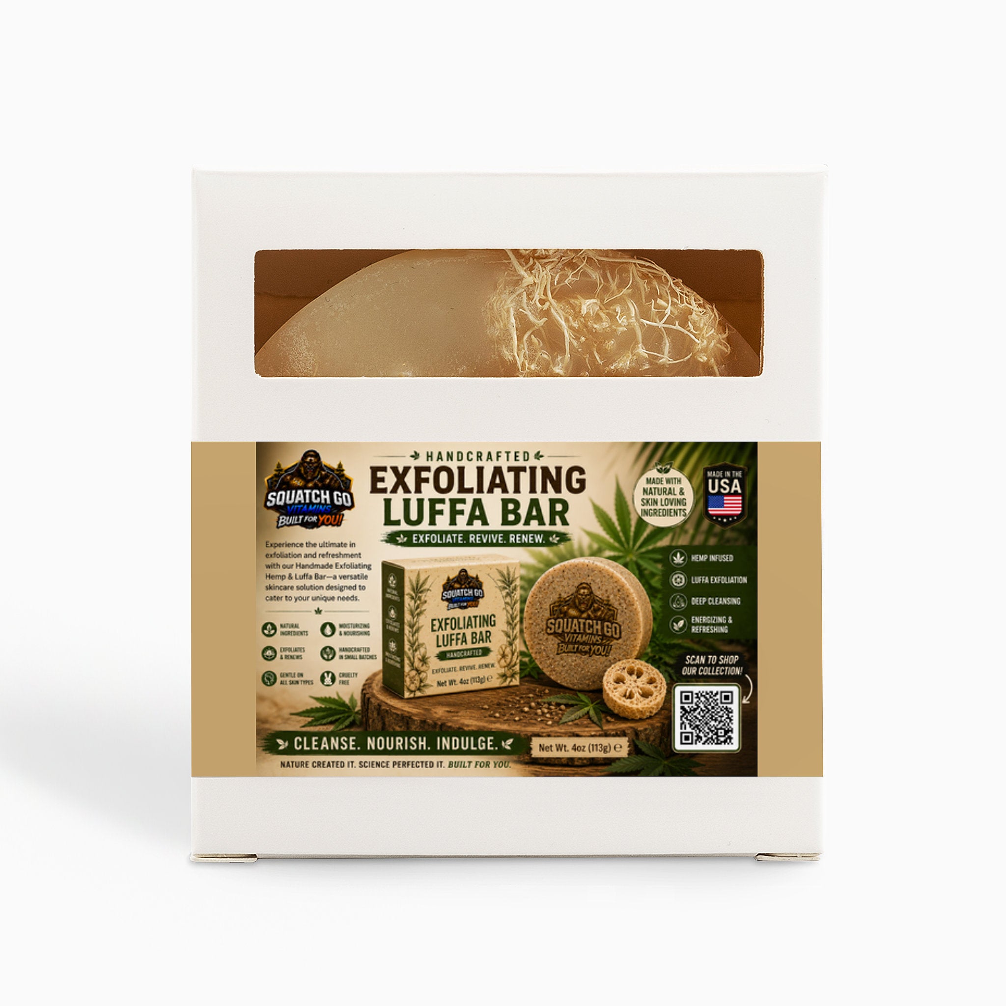 Exfoliating Luffa Bar