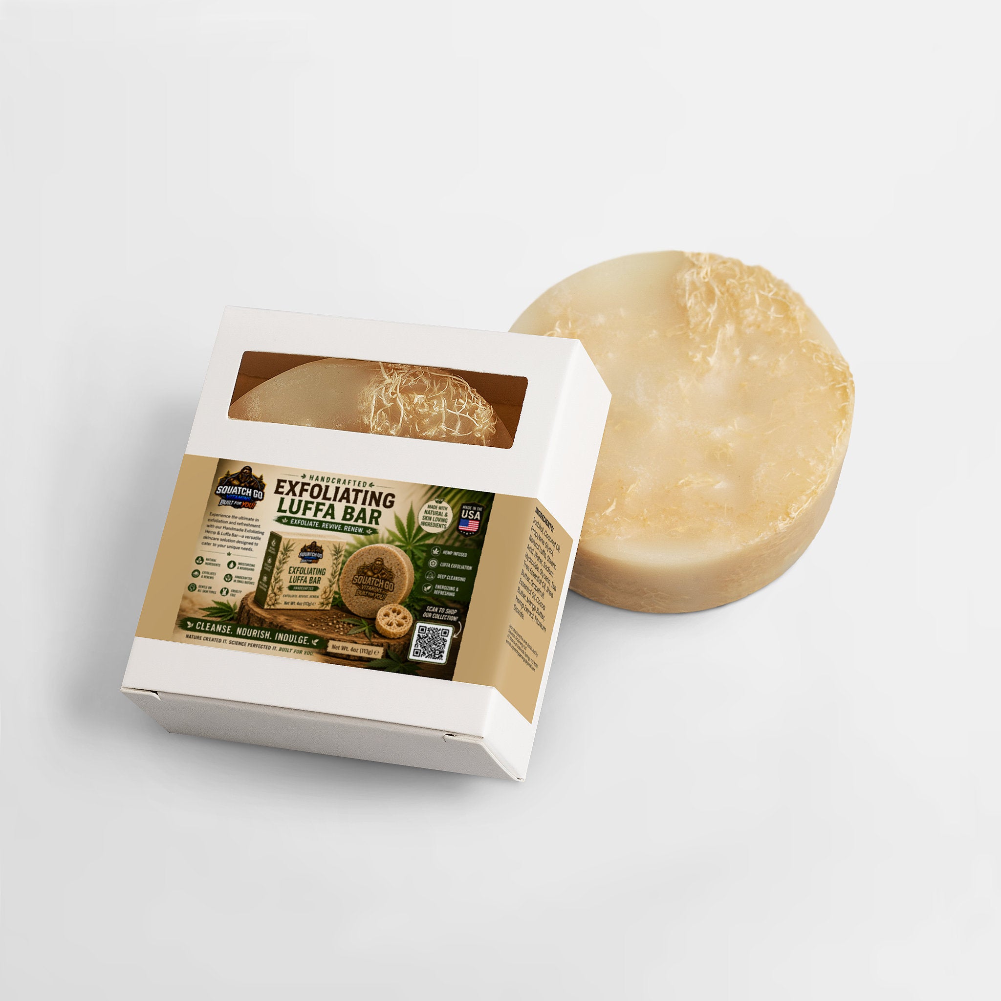 Exfoliating Luffa Bar