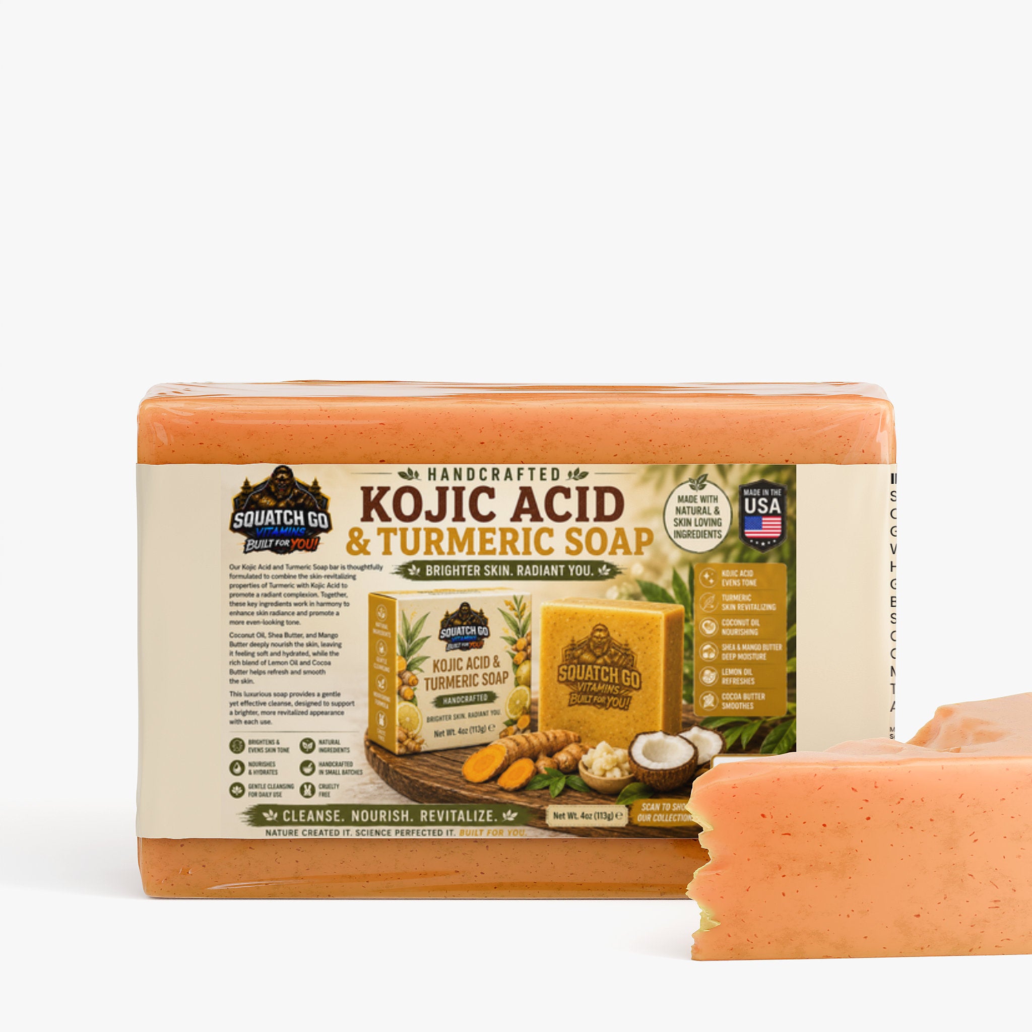 Kojic Acid & Turmeric Soap