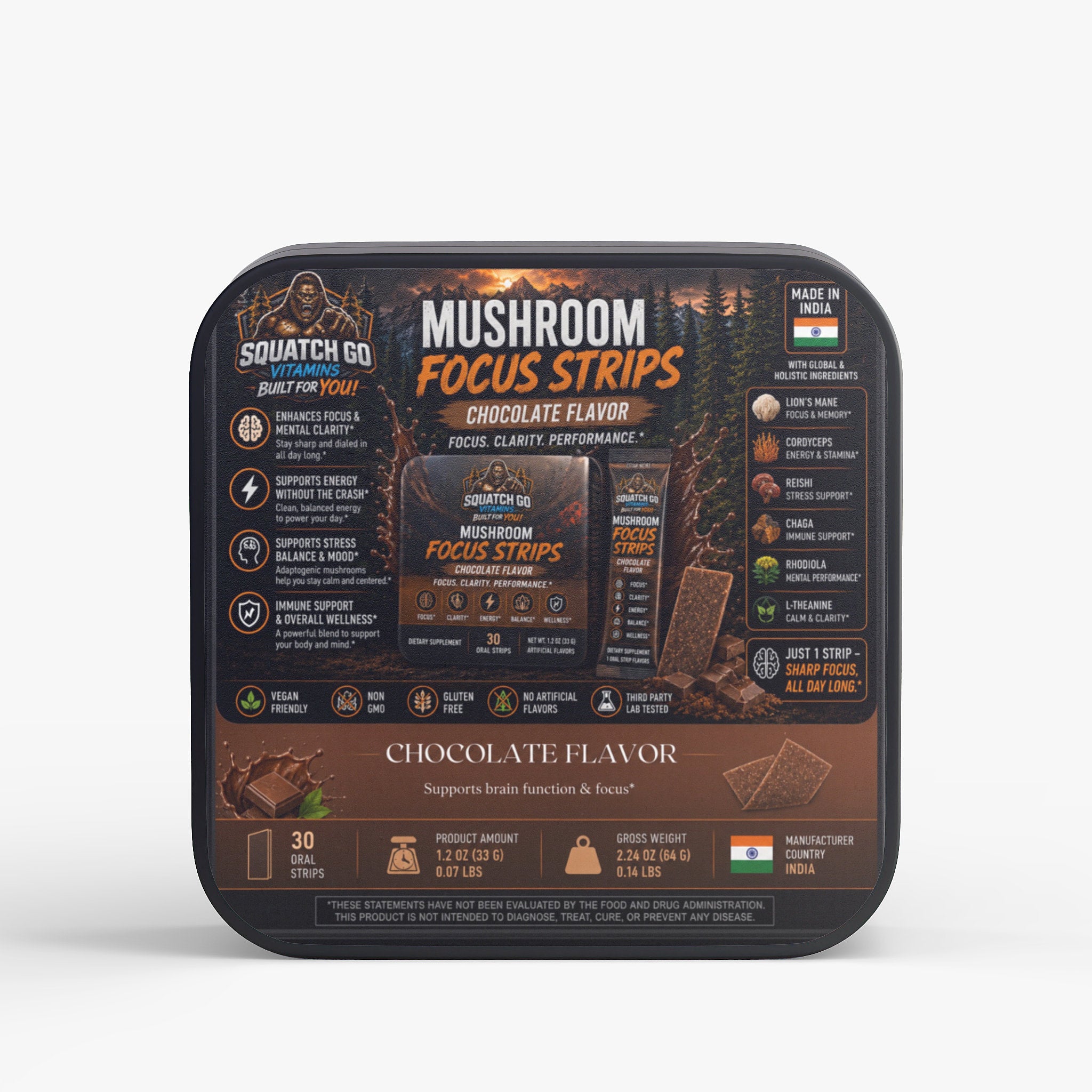 Mushroom Focus Strips