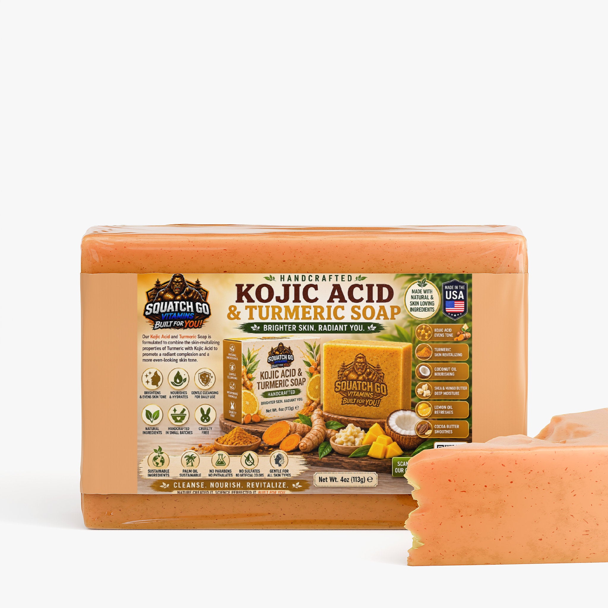 Kojic Acid & Turmeric Soap