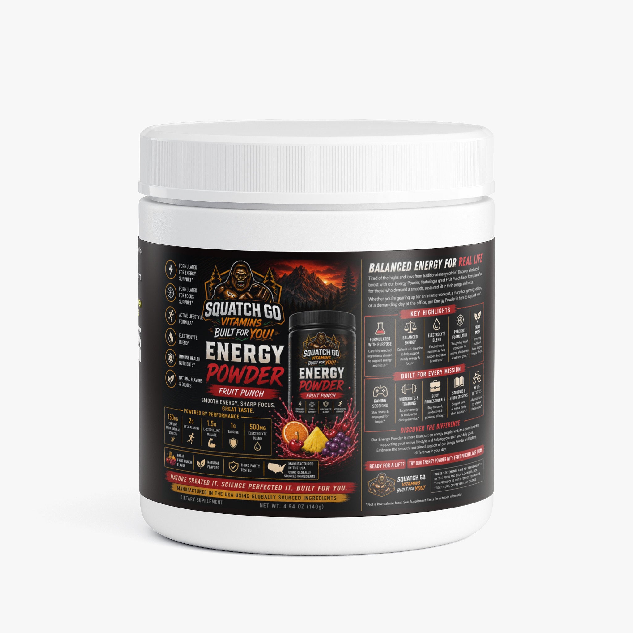 Energy Powder (Fruit Punch)