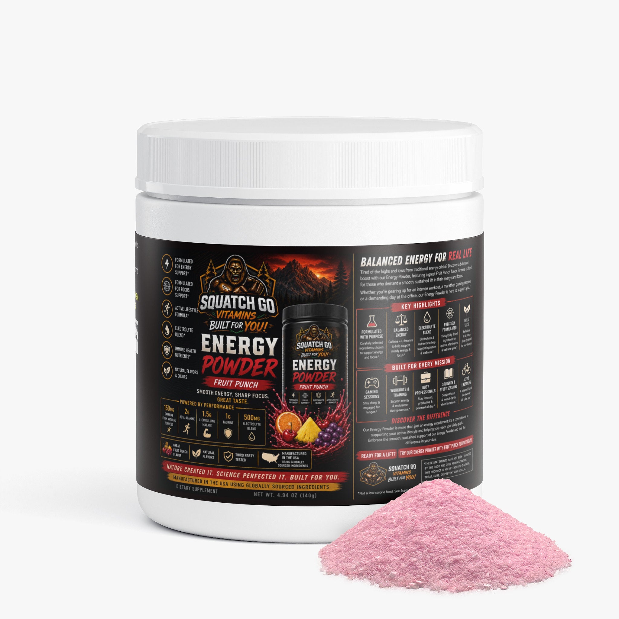 Energy Powder (Fruit Punch)