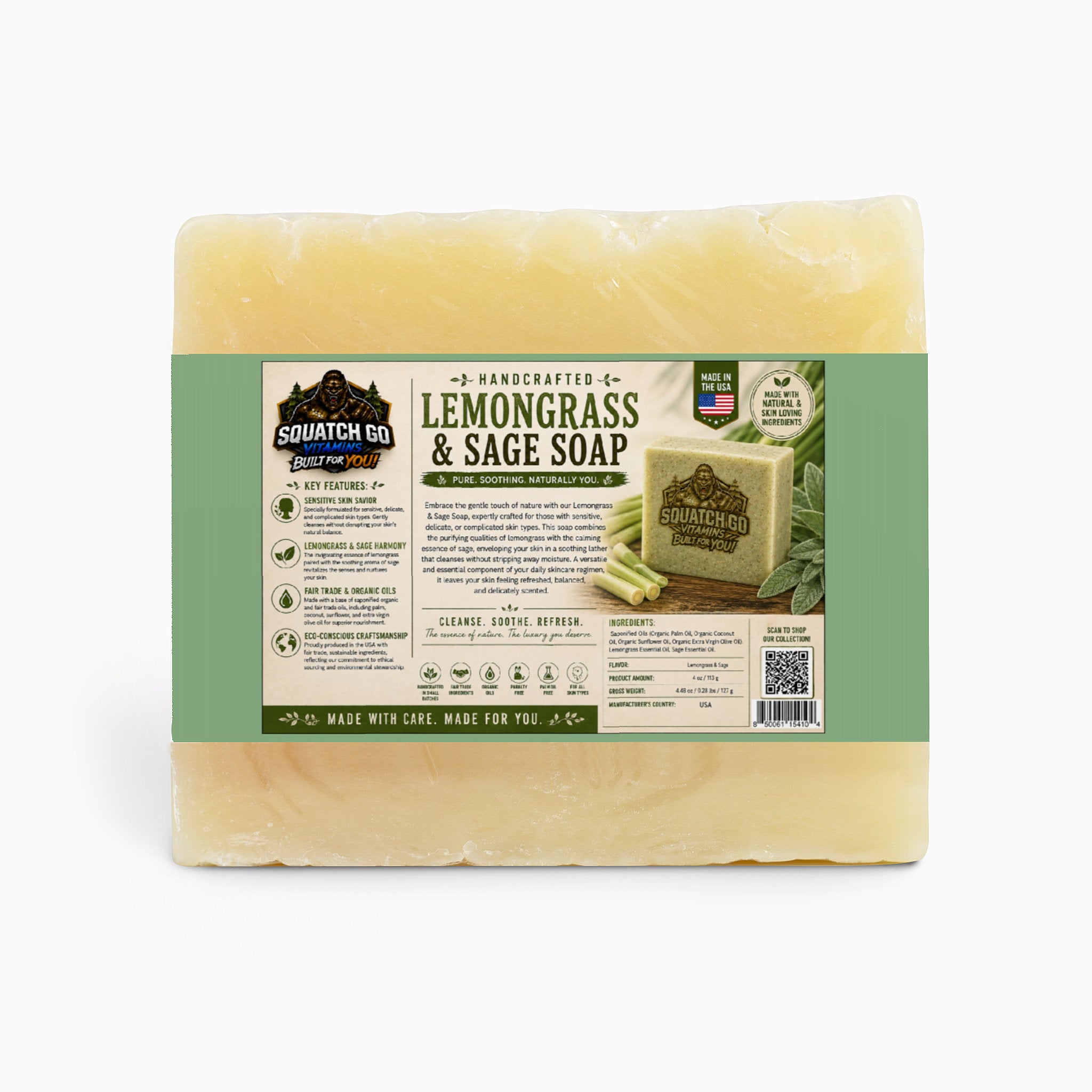 Lemongrass & Sage Soap