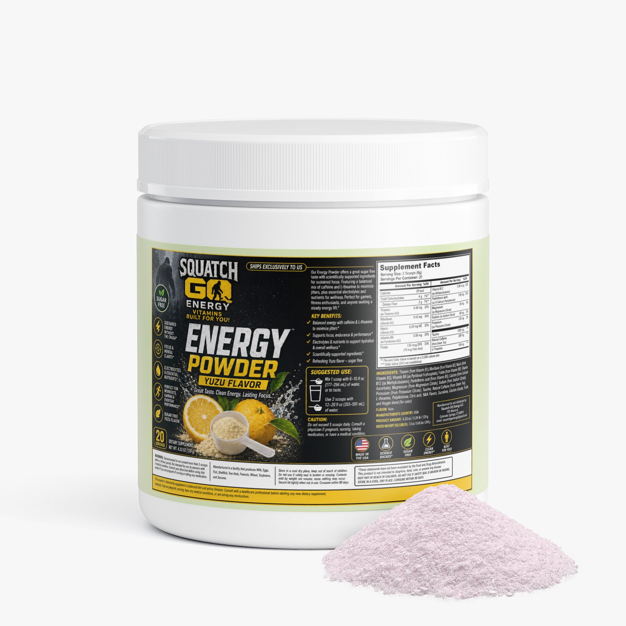 Energy Powder (Yuzu Flavor)
