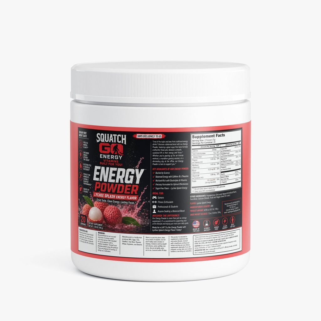 Energy Powder (Lychee Splash Energy)