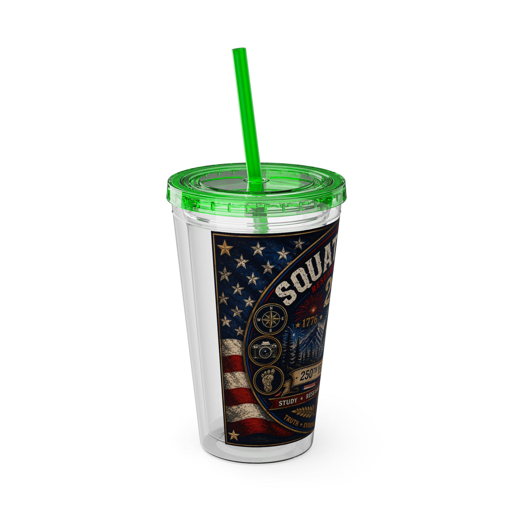 Sasquatch Files 250th Anniversary Tumbler — 16oz Insulated Straw Cup