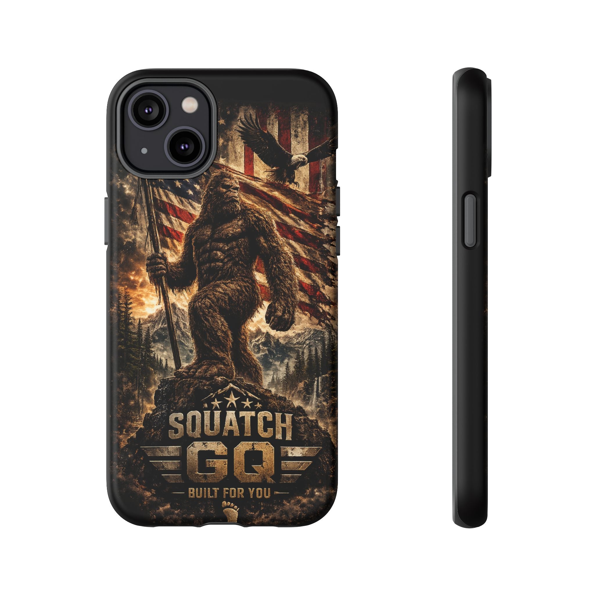 Squatch GQ Phone Case — American Bigfoot Protective iPhone Cover